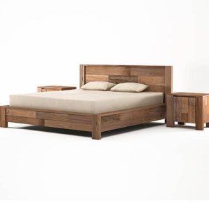 Shandur Teak King Size bed frame Malaysia