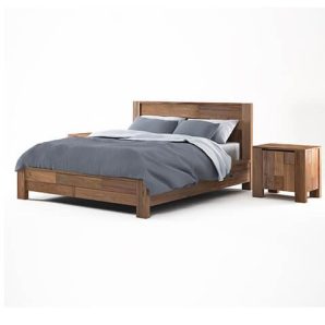 Shandur Teak Queen Size bed frame Malaysia