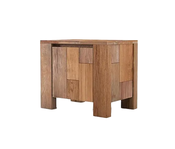 Shandur Wooden Bedside Table With Door
