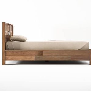 Shandur Wooden King Size bed frame