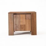 Teak Wood Shandur Bedside Table With Door