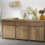 Wood Gairloch Sideboard 3 Doors Malaysia