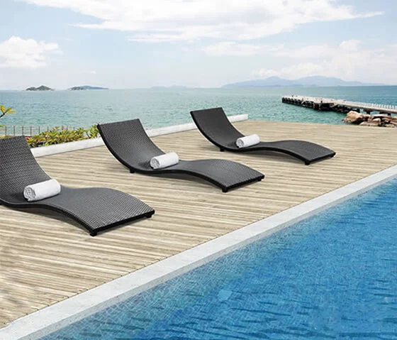 Sorrento Wicker Sun Lounger Malaysia