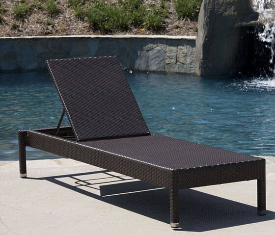 Visby Stacking Wicker Sun Lounger Malaysia