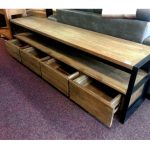 Alkmaar Tv Wood Console 4 Drawers