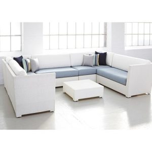 Aurora Wicker Modular Sofa