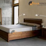 SAVICA Teak KING SIZE BED with 6 DRAWERS
