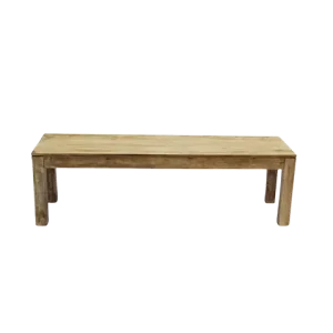 Solid Teak Wooden Calaguas Backless Bench