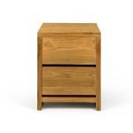 Toledo Solid Wood Side Table With With Two Drawers Malaysia