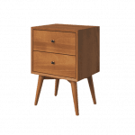 Ashikaga Bed Side Table With 2 Drawers