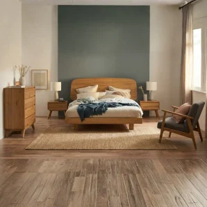 Teak Wooden Dhigu Bed Frame Malaysia
