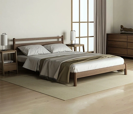 Wooden Bonin Bed Frame Malaysia