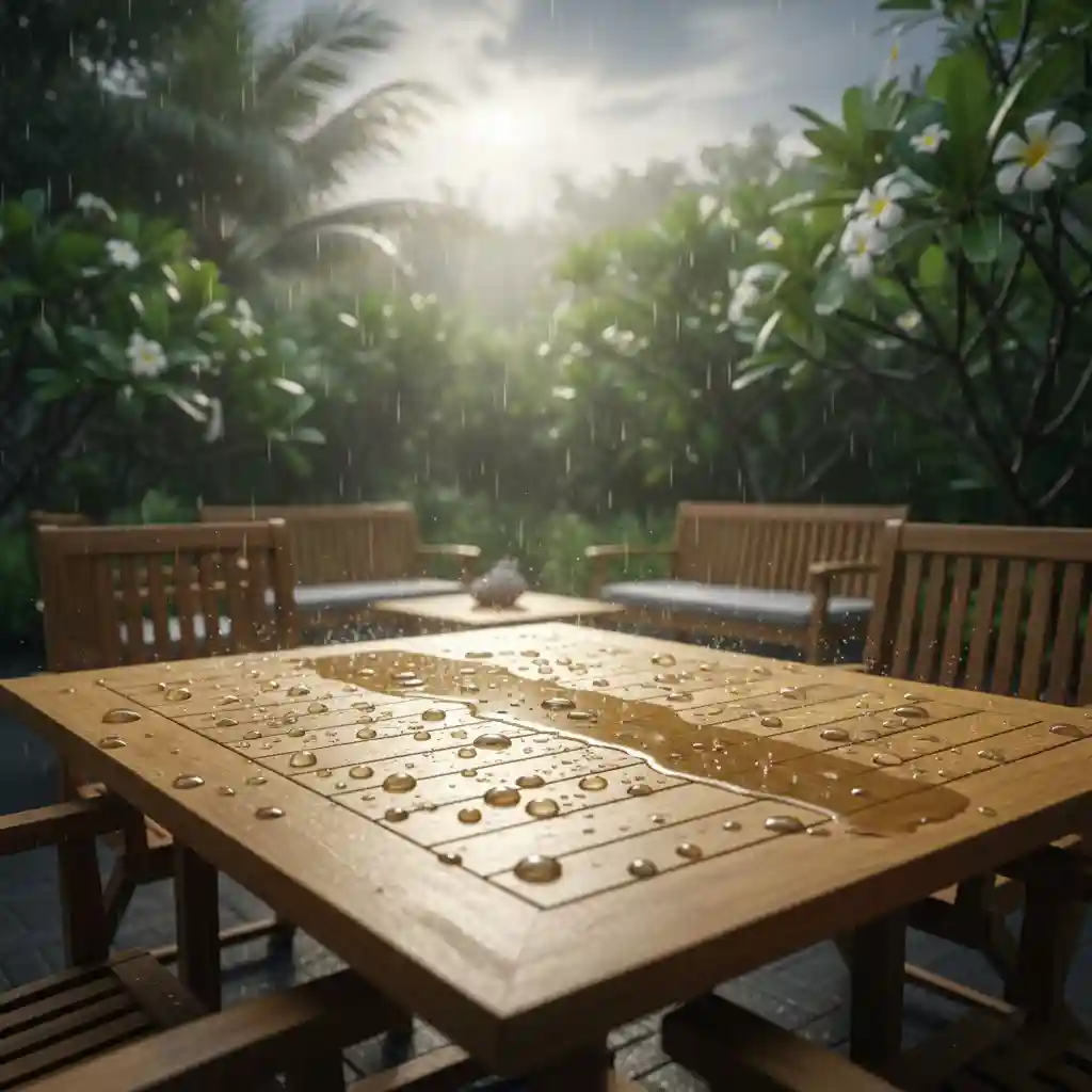 Teak is Weatherproof