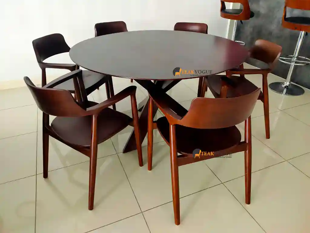 round dining table set